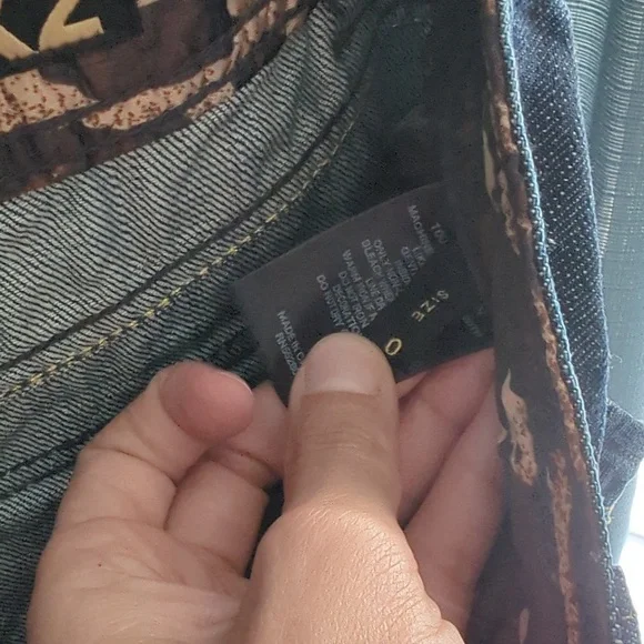 Express Women's Denim Mini Skirt Size 0 - Picture 2 of 5